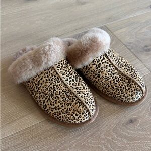 UGG Tan Leopard Print Women's Slippers